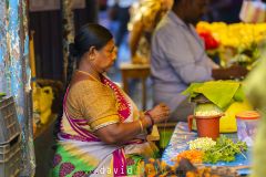 Marché aux fleurs de Mysore