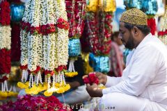 Marché aux fleurs de Mysore